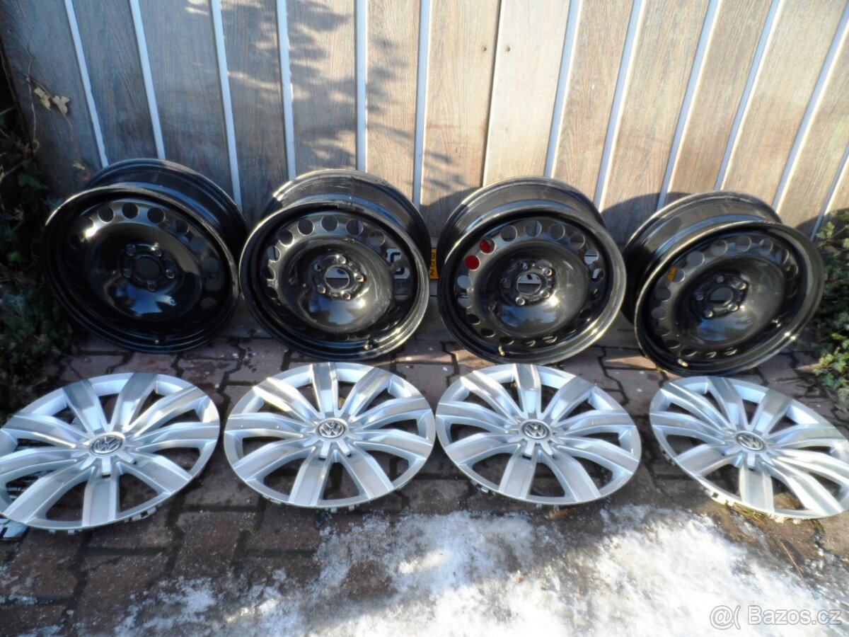 Originál Plechové disky 17 ET38 5X112 - 4