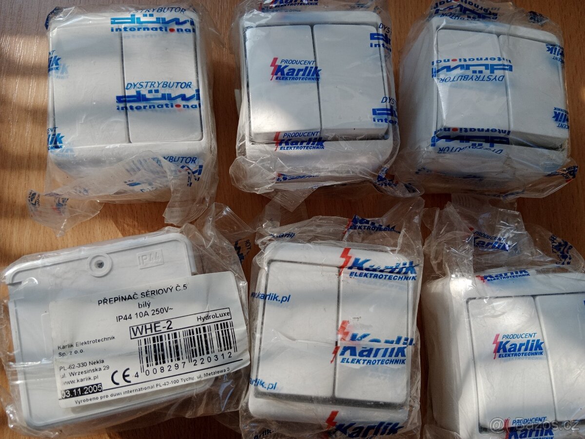 Nové venkovní přepínače - 2 druhy - 4