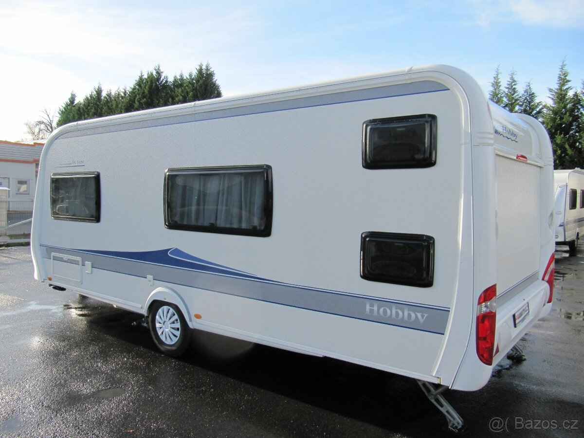 Prodám karavan Hobby 560 kmfe,r.v.2010 + mover,klima,markýza - 4