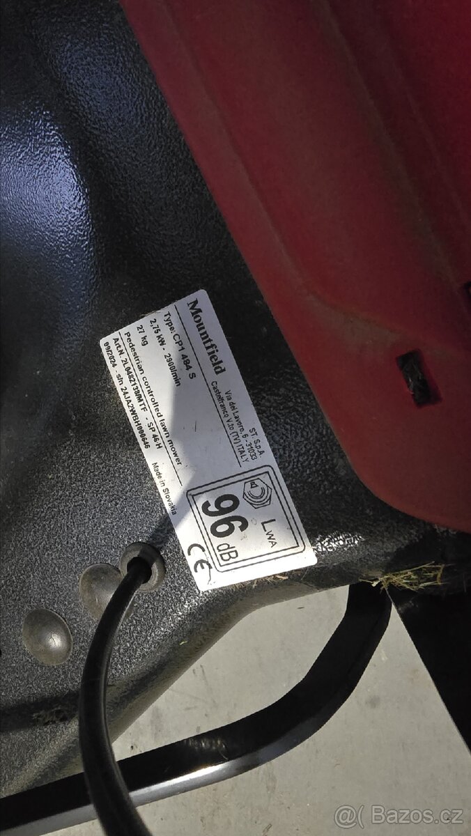 Benzínová sekačka s pojezdem Mountfield SP 46 H - 4