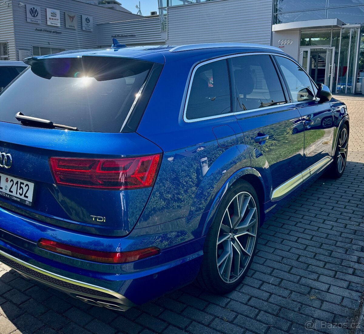 Prodám Audi SQ7,4.0 TDI,320 KW,r.v.2017/8,modrá Sepang - 4