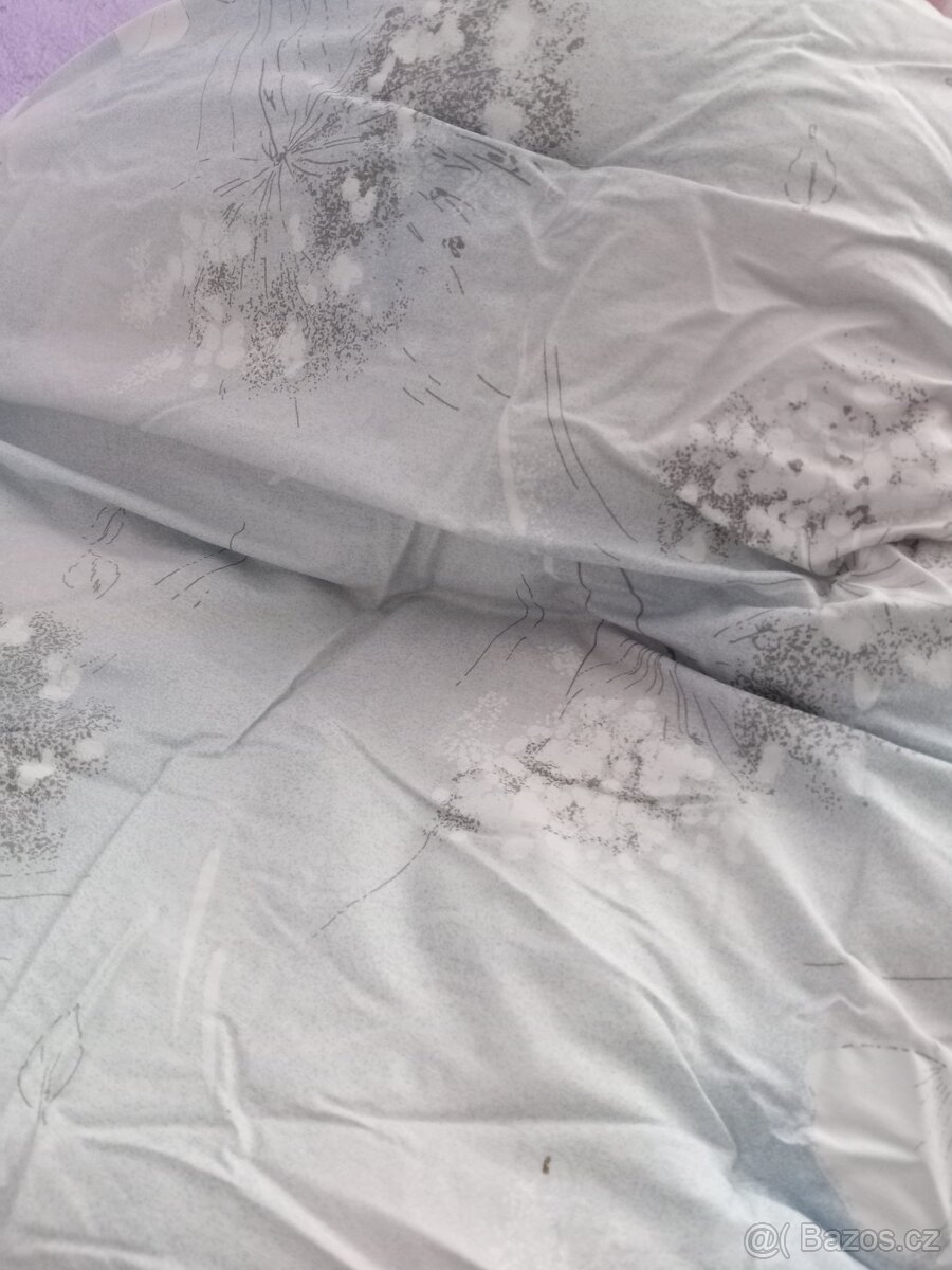 Velká peřina cca 140x220 cm i jako přehoz na postel - 4