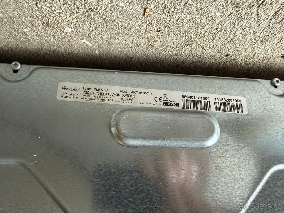 Elektrický sporák značky WHIRPOOL - 4