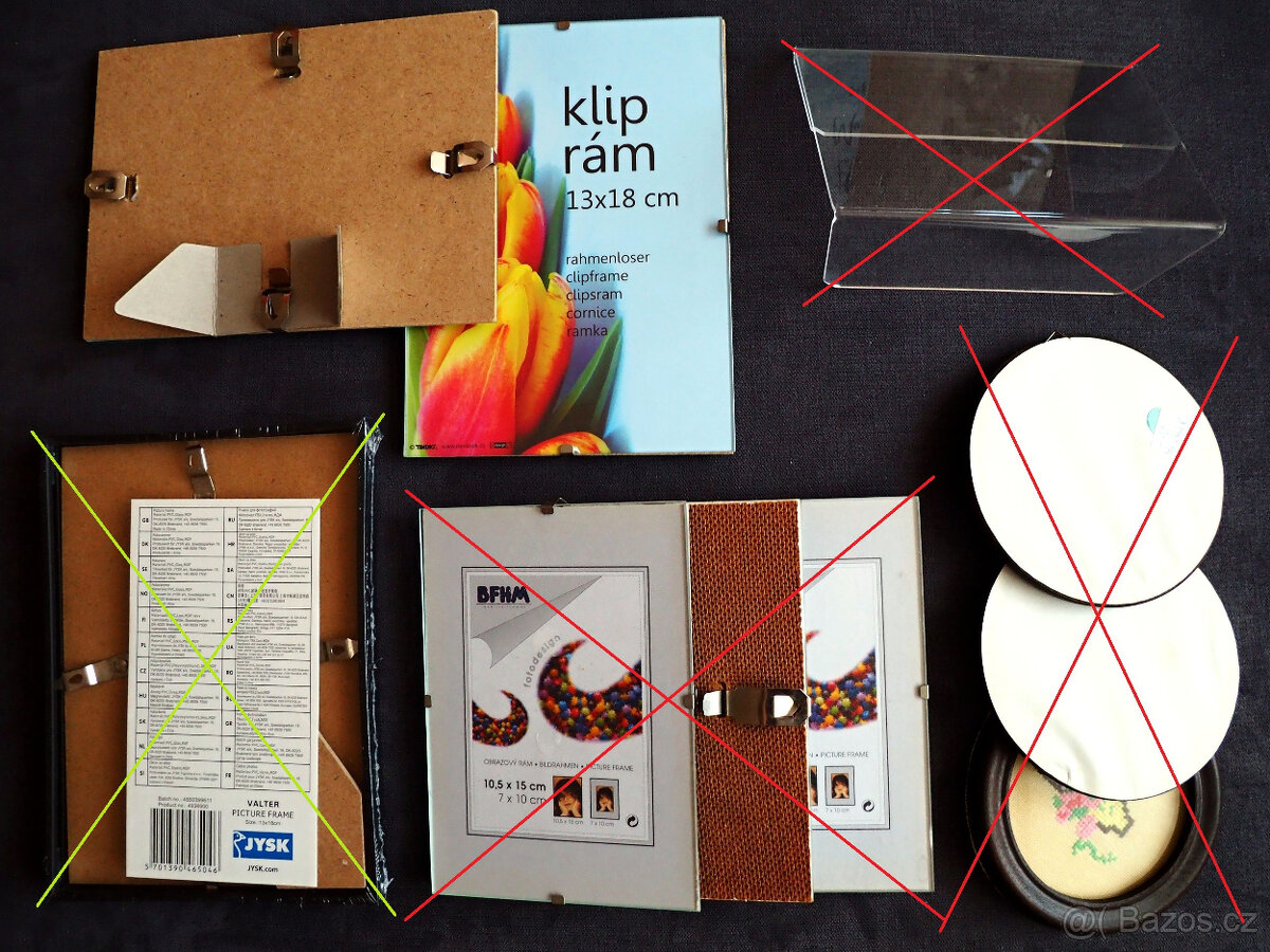 4 rámečky na fotky - 4