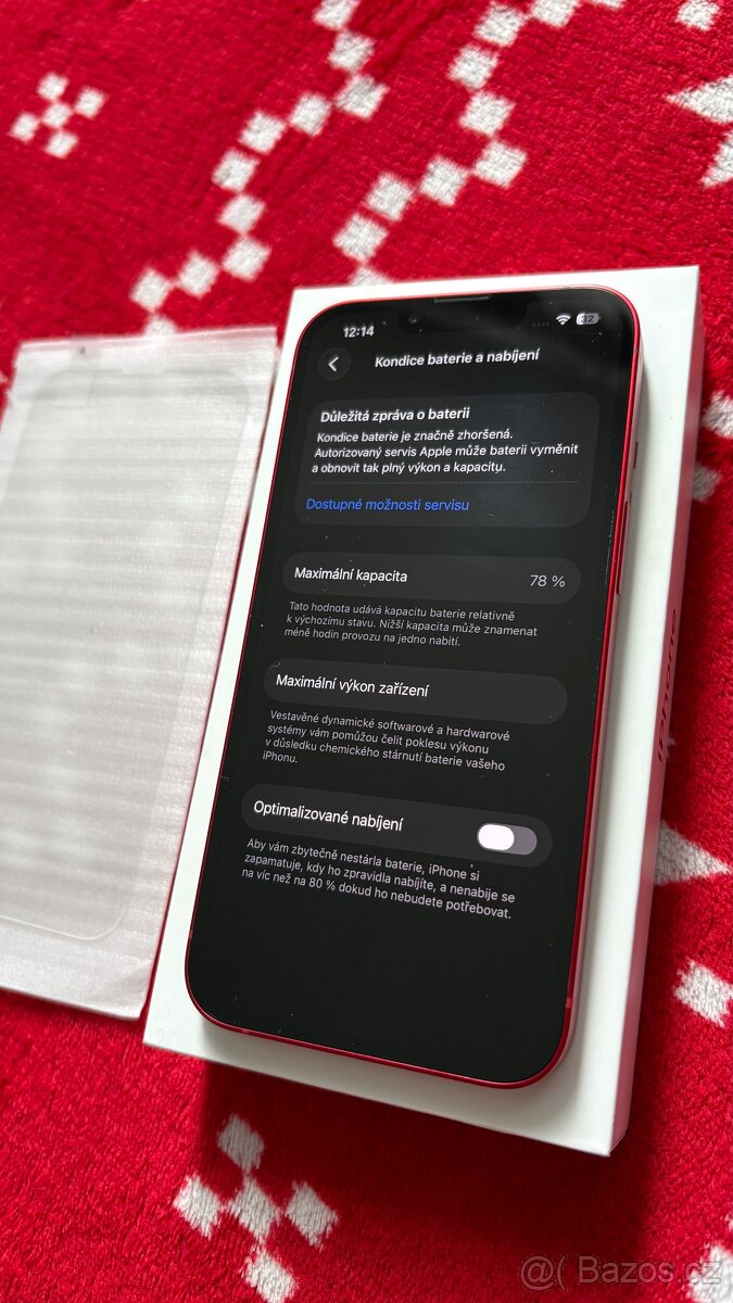Iphone 13 128GB red (product) - 4