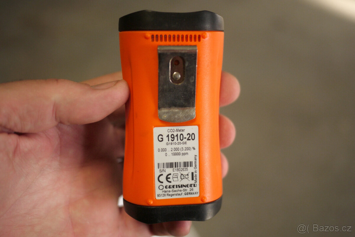 Prodám měřič CO2 Greisinger G1910-20 (jako nový - 3x použit) - 4