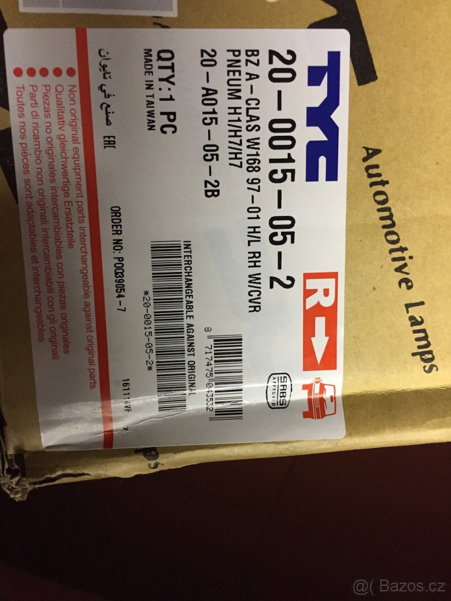 Mercedes benz třída A - PP světlo - 4