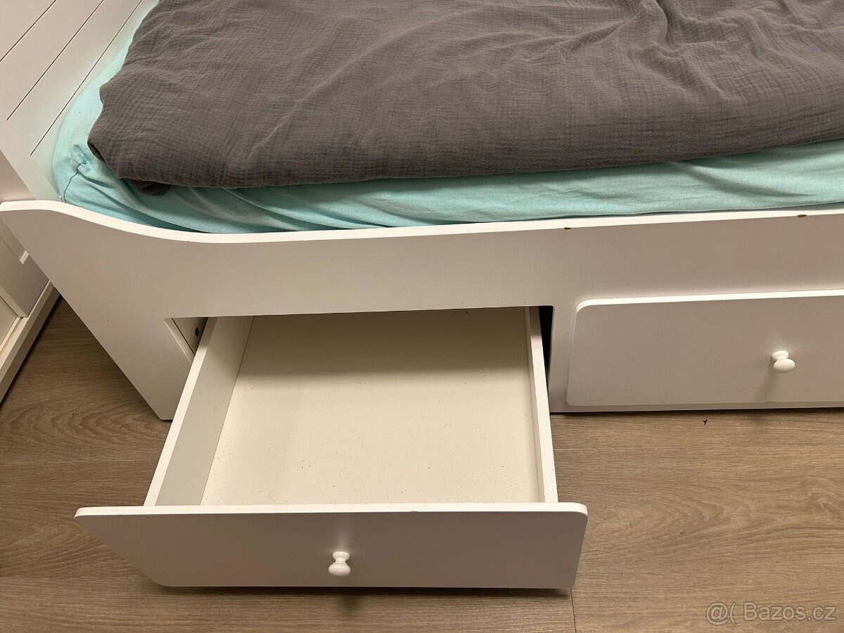 Rozkládací postel se dvěma lůžky 90x200 cm - 4
