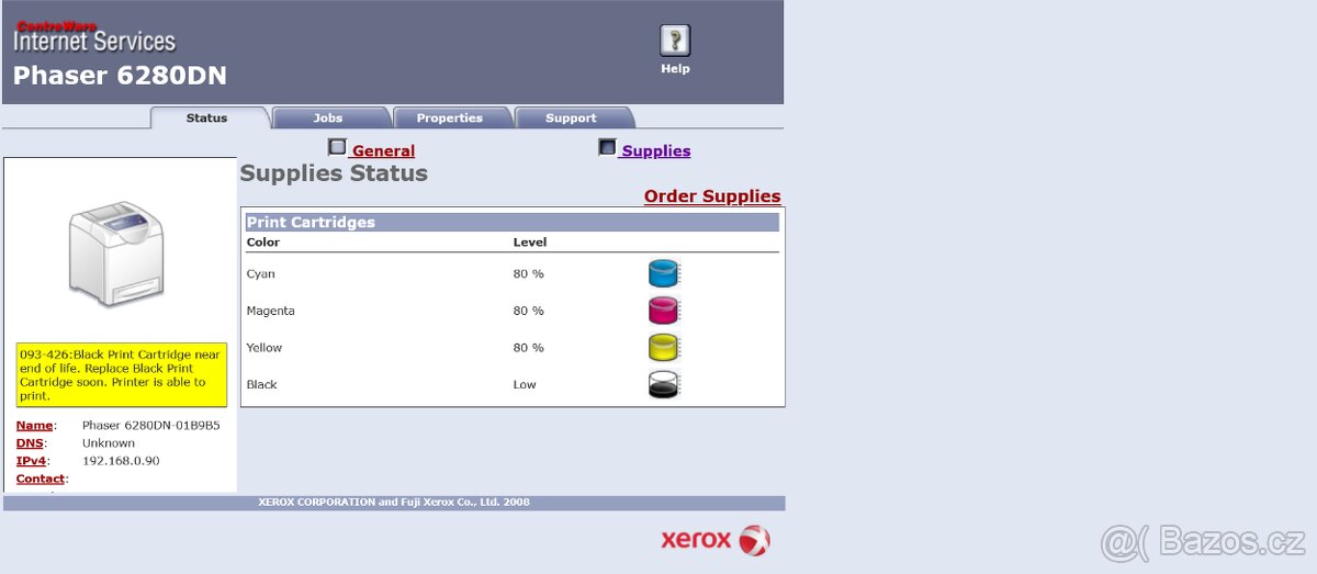 Barevná laserová tiskárna Xerox Phaser 6280 - 4