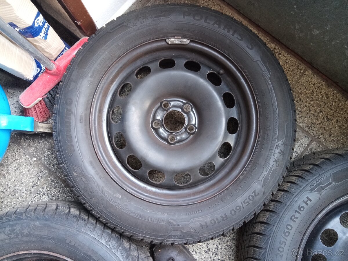 5x100 16" + 205/60 R16 Zimní komplet Kamiq/Arona/T-Cross - 4