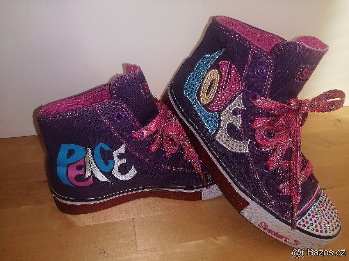 Nové dívčí tenisky Skechers, vel. 33,5 - 4