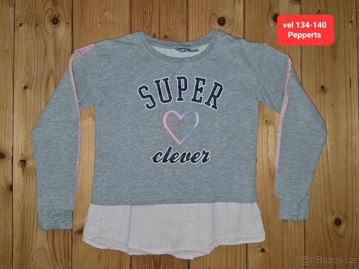 Vel 134-140 sety,mikiny,trička,leginy - 4