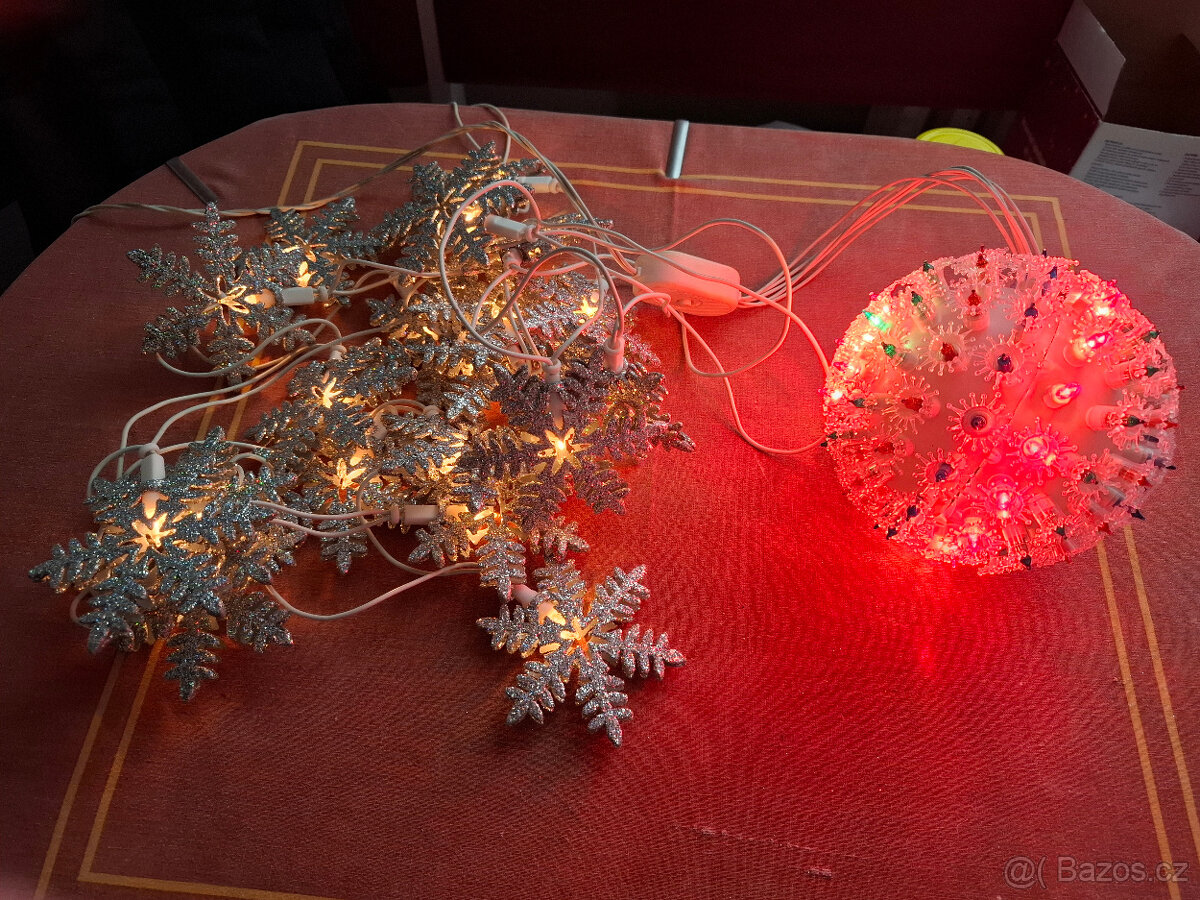 Prodám vánoční ozdoby,osvětlení,další vánoční dekoraci - 4