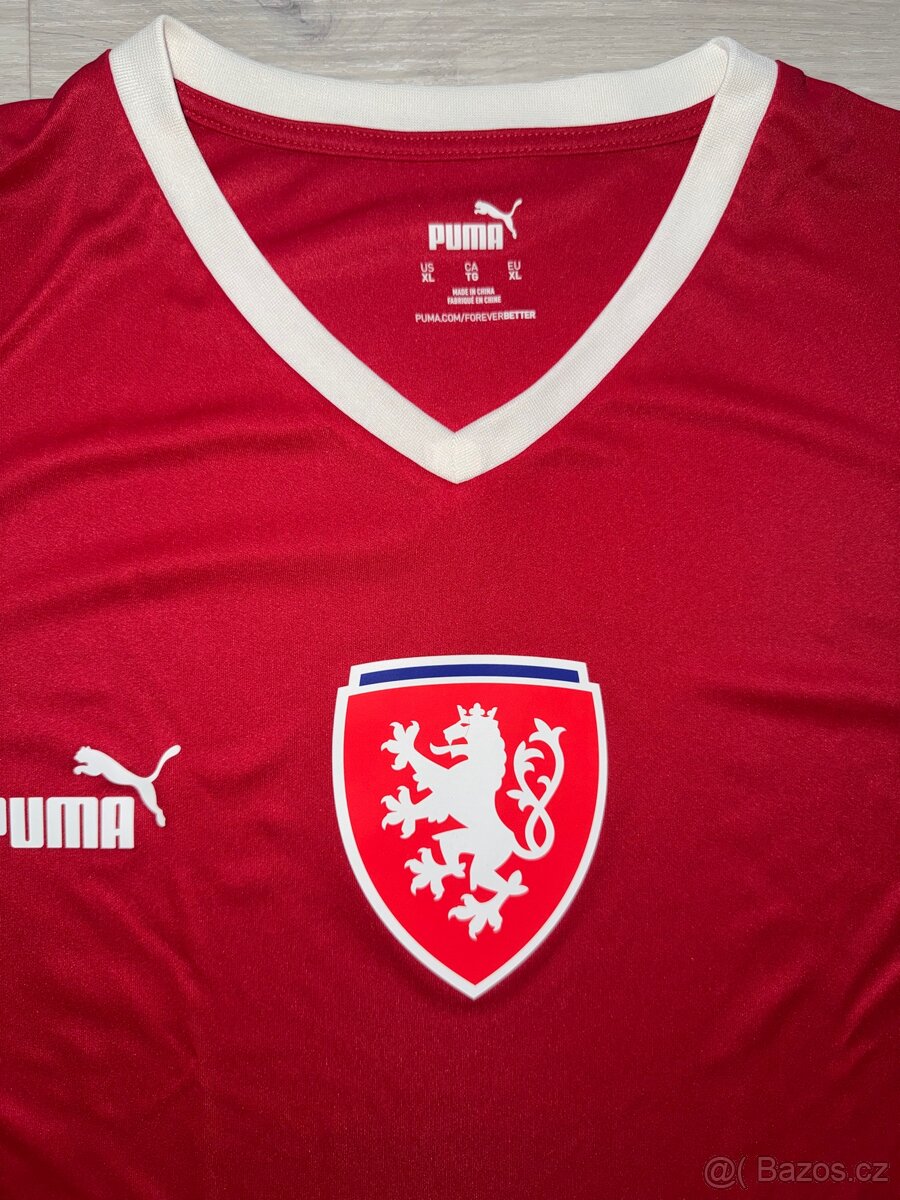 2 x fotbalové tričko PUMA, vel. XL a L, NOVÁ - 4