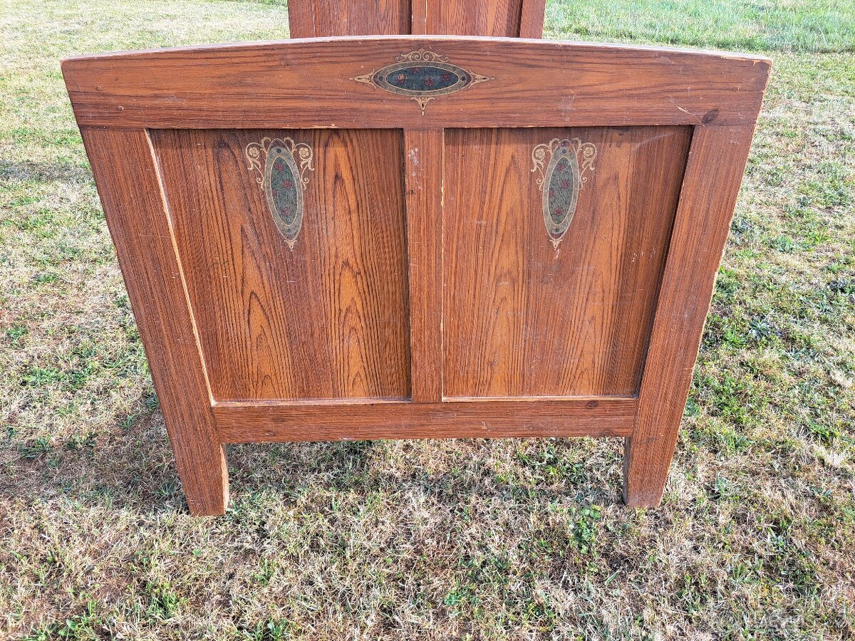 Starodávná postel 105 x 190 cm - 4