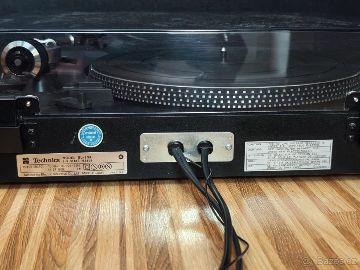 TECHNICS SL-23A belt-drive, poloautomat - 4