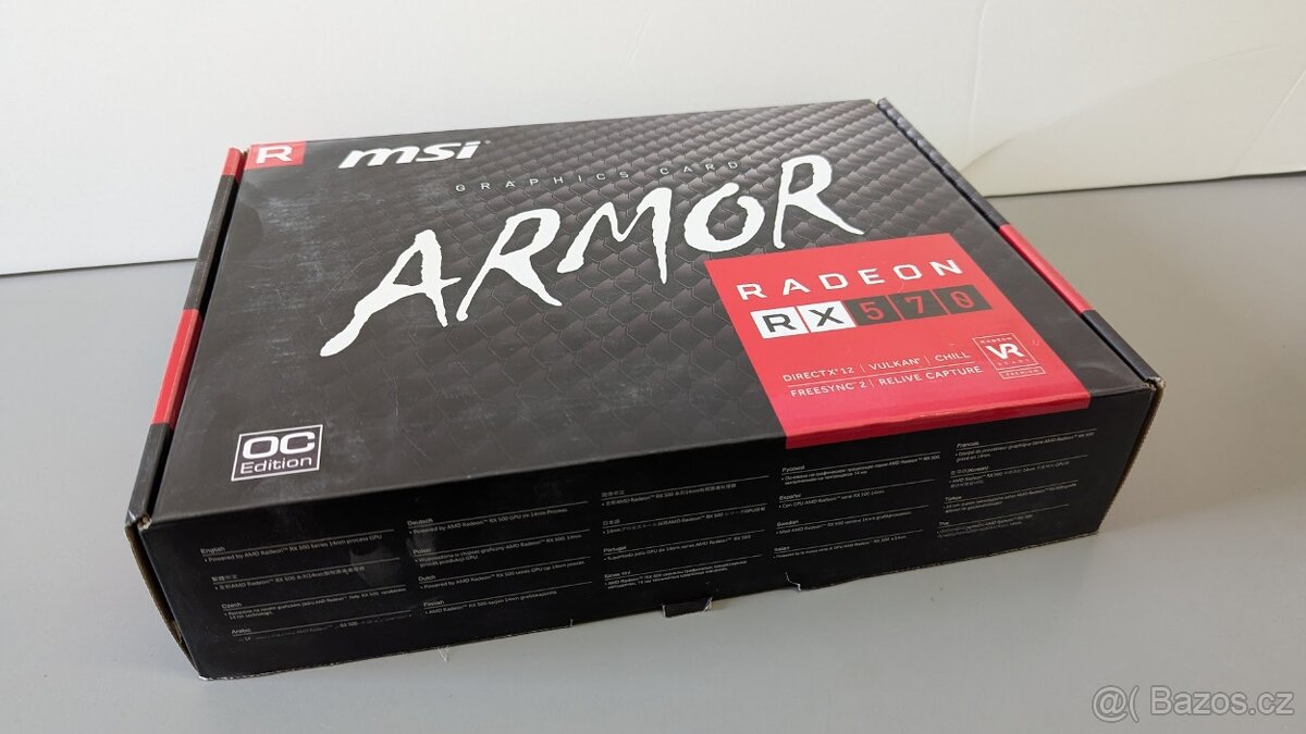 MSI Radeon RX 570 4GB, Použitý, 100% Funkční - 4