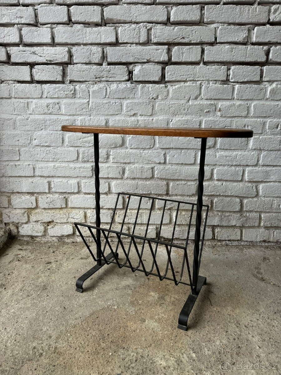 Kovový stojan na dřevo/noviny/ - 4