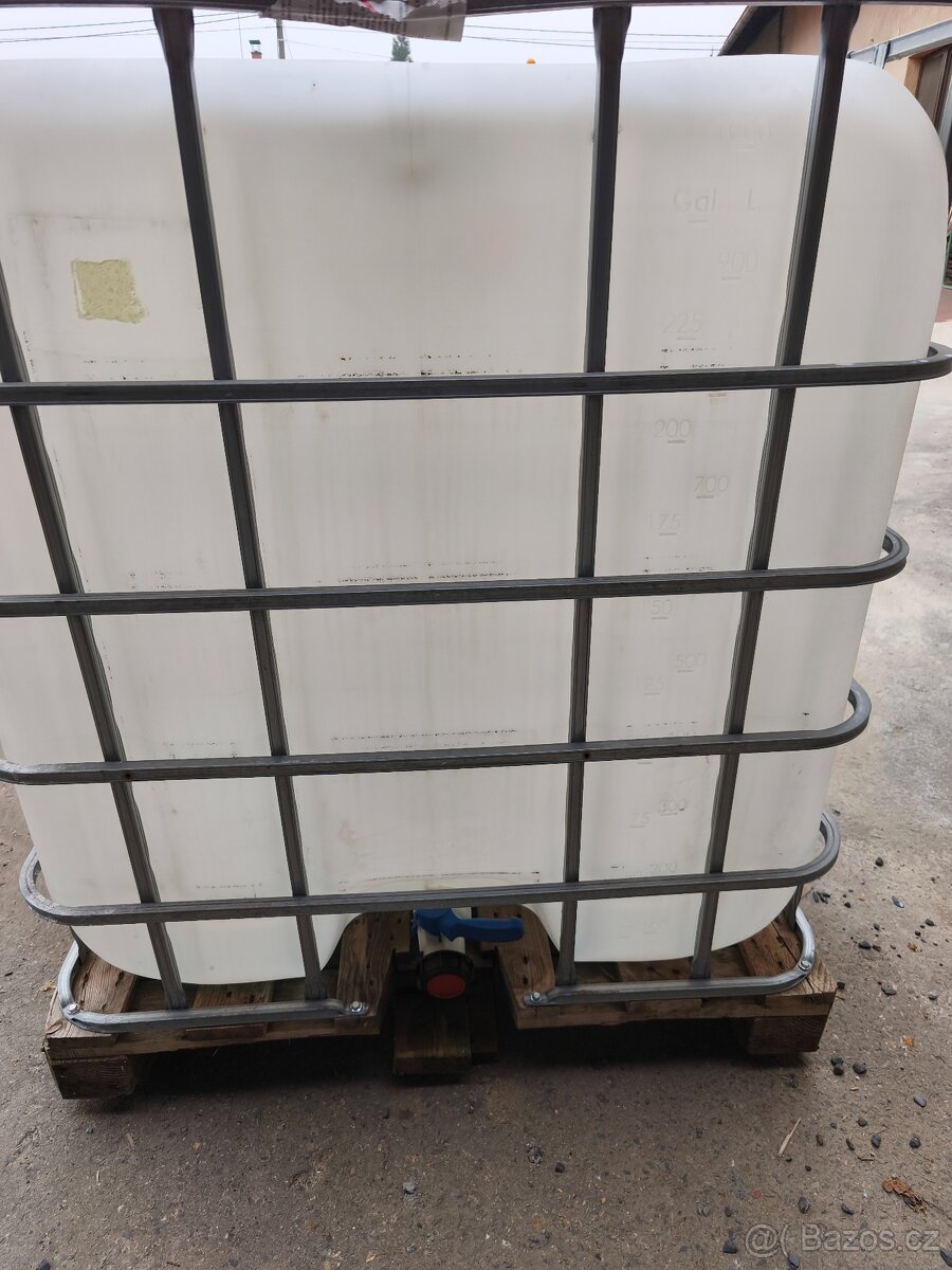 Ibc kontejner,barel,bečka,sud, baňok 1000 l - 4