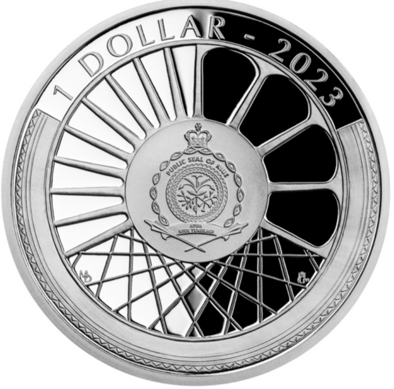 Stříbrná mince Na kolech - Parní lokomotiva 387.0 Mikádo - 4