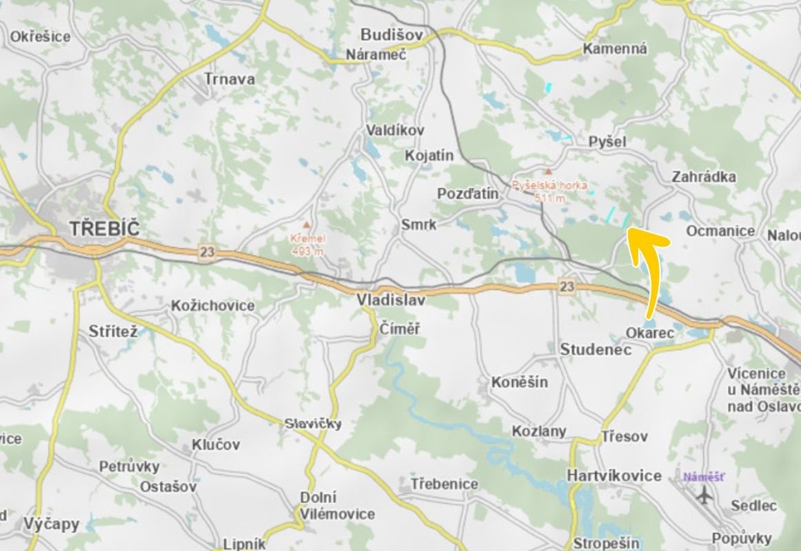 Prodej podílu 1/6 pole 3 818 m², Pyšel - 4