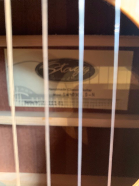 Elektroakustická kytara Stagg dreadnought - 4