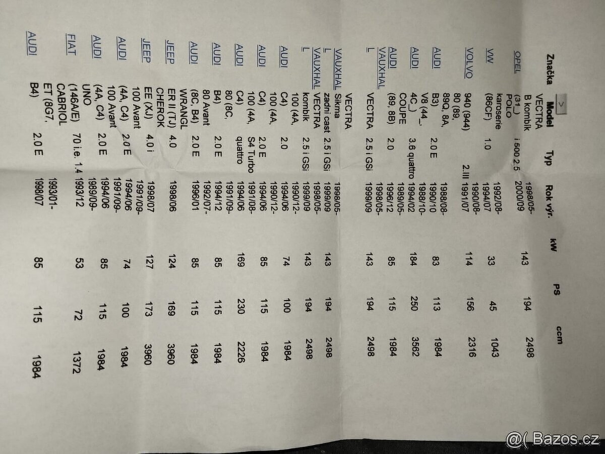 Univerzální lambdasonda bosch - 4