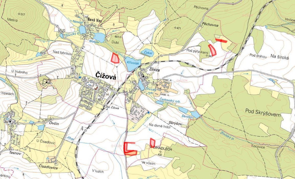 Zemědělská půda, prodej, Zlivice, Čížová, Písek - 4