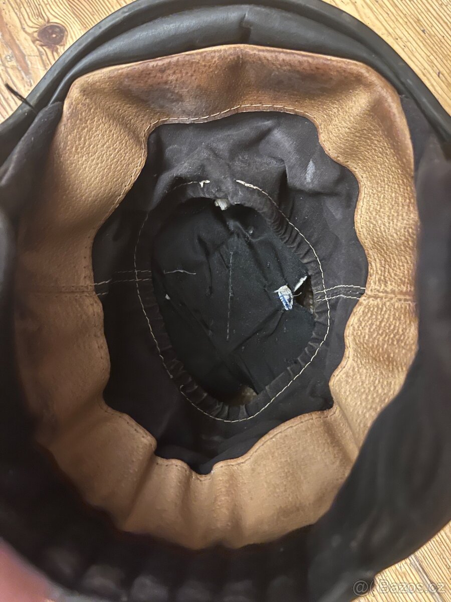 RETRO PŘILBA HELMA KOKOS JAWA OGAR ČZ STADION - 4