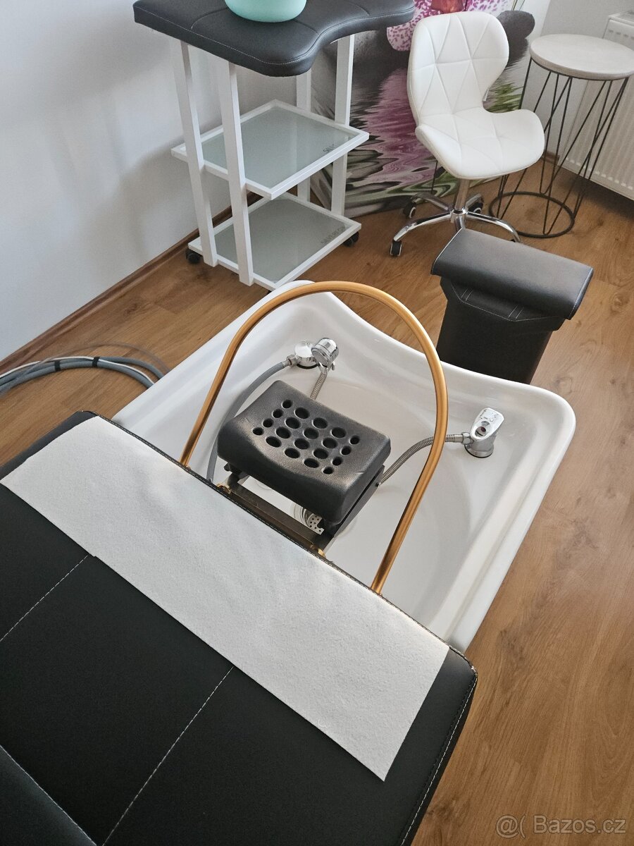 Head Spa Lehátko – Masážní Lehátko s Umyvadlem - 4