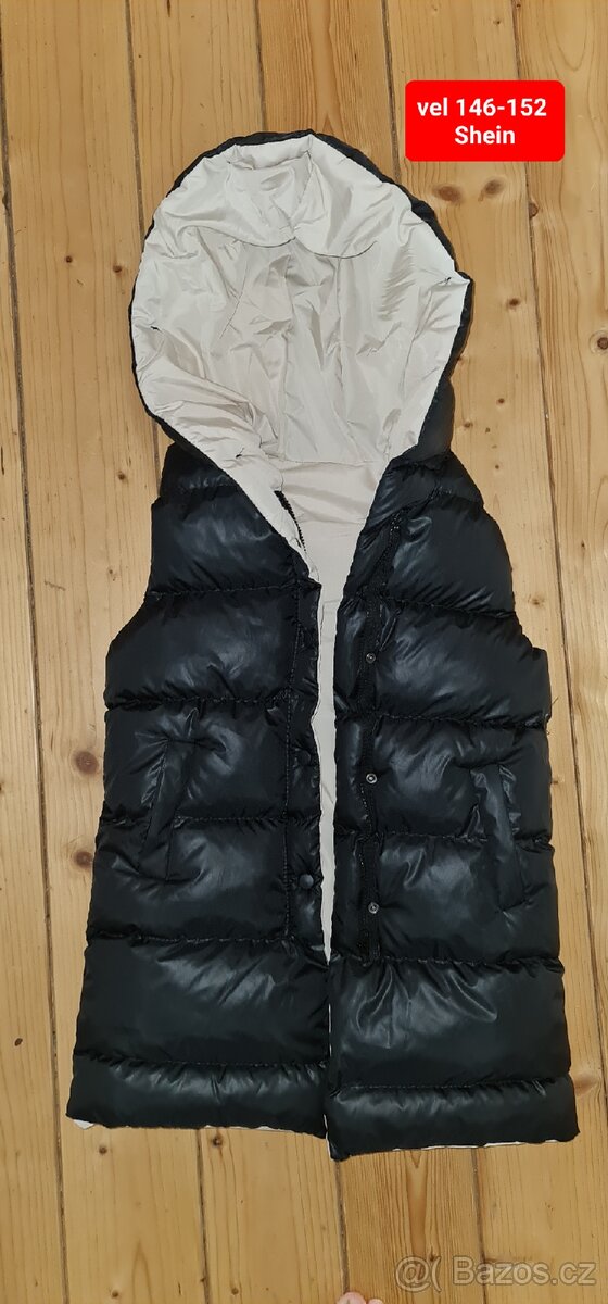 vel 146-152 - bundy,košile,vesta,leginy... - 4