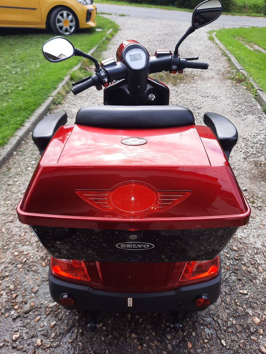 Elektricka tříkolka skutr vozik selvo Li- pro Li-EB - 4