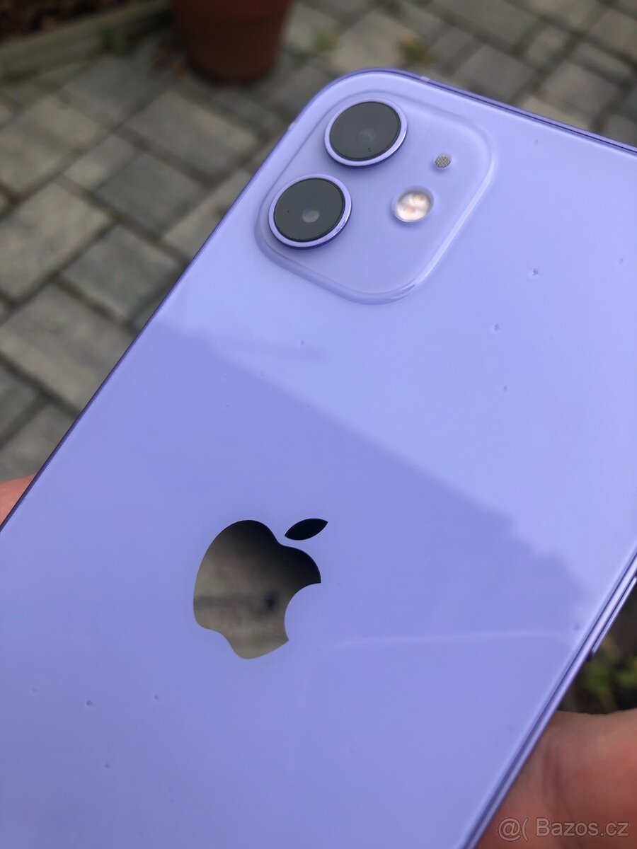 iPhone 12 128Gb v hezkém stavu, fialový...TOP - 4
