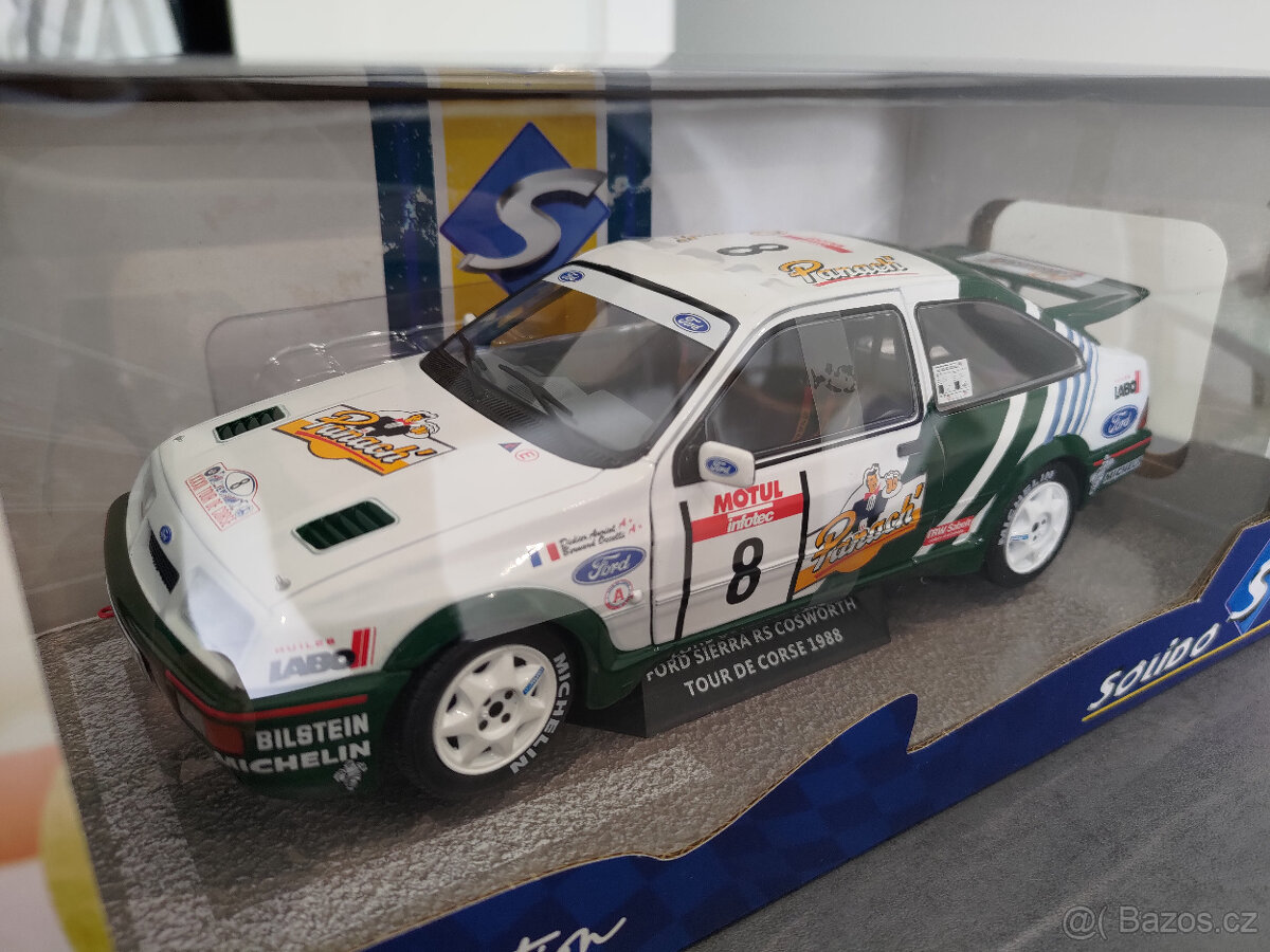 1:18 Ford Sierra Cosworth Auriol Tour De Corse 1988 - SOLIDO - 4