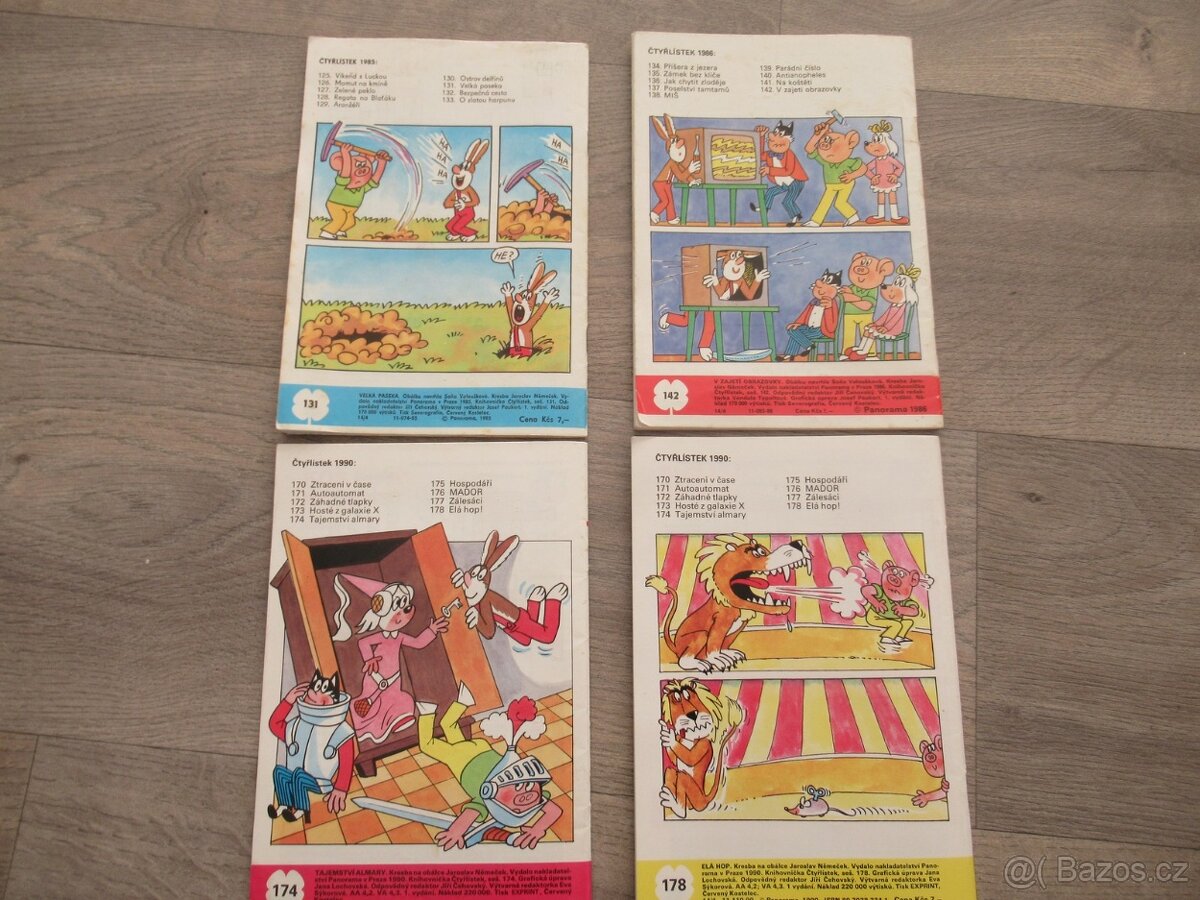 Čtyřlístek 131, 142, 174, 178 - 4