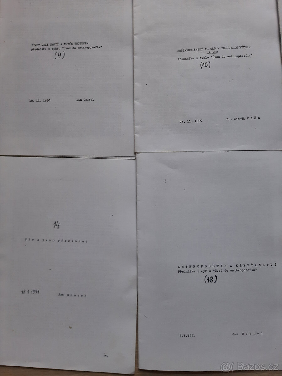Sešity na téma Úvod od anthroposofie - 4