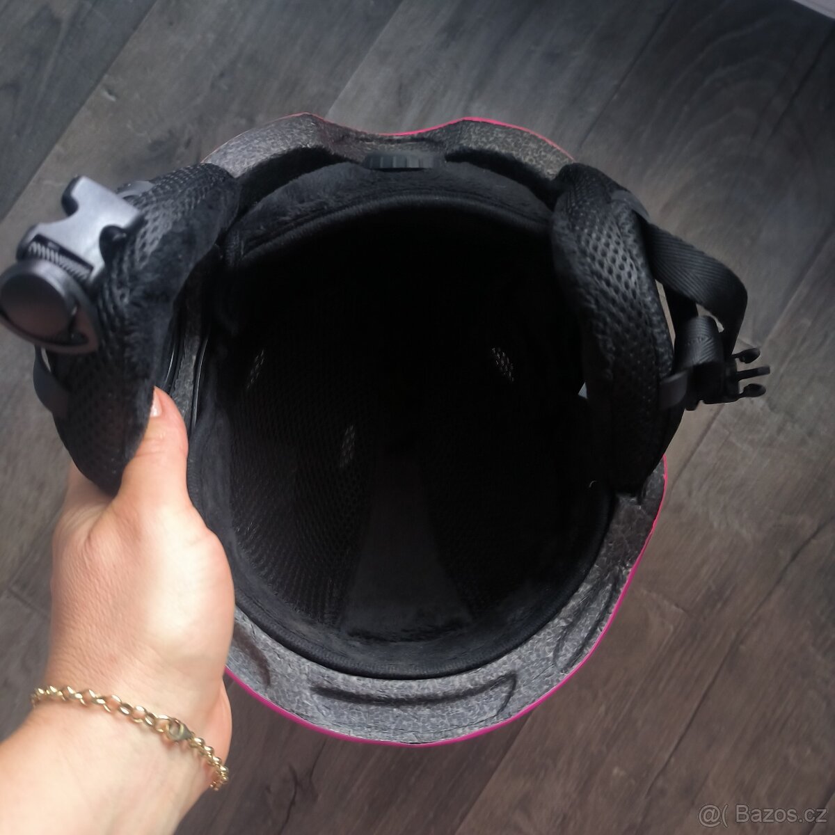 Lyžařská helma dívčí s brylemi - 4