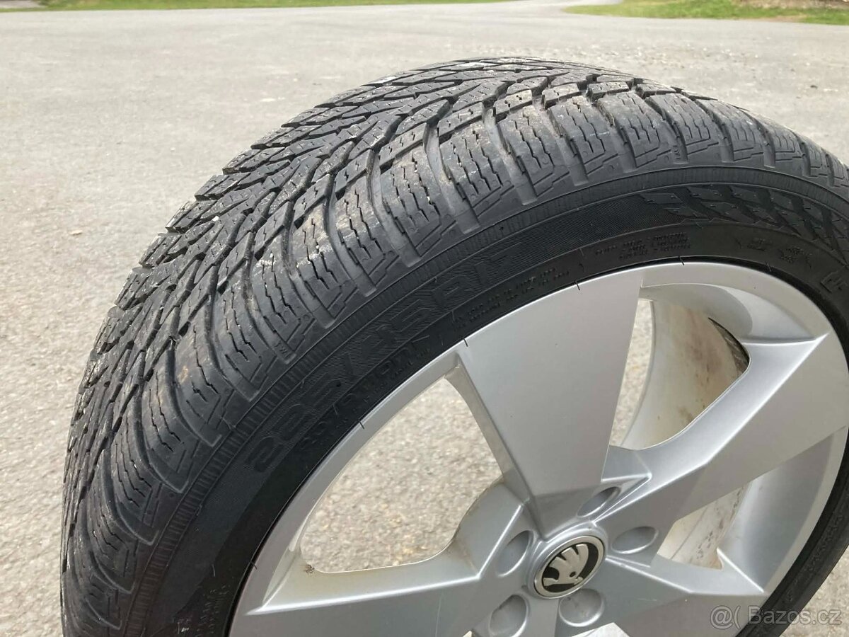 originál 17" alu kola ze Škoda Octavia 3 - 4