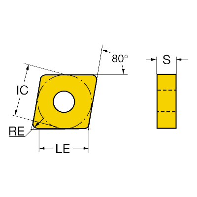 CNMG 120404-WL 1525 Sandvik destičky - 4