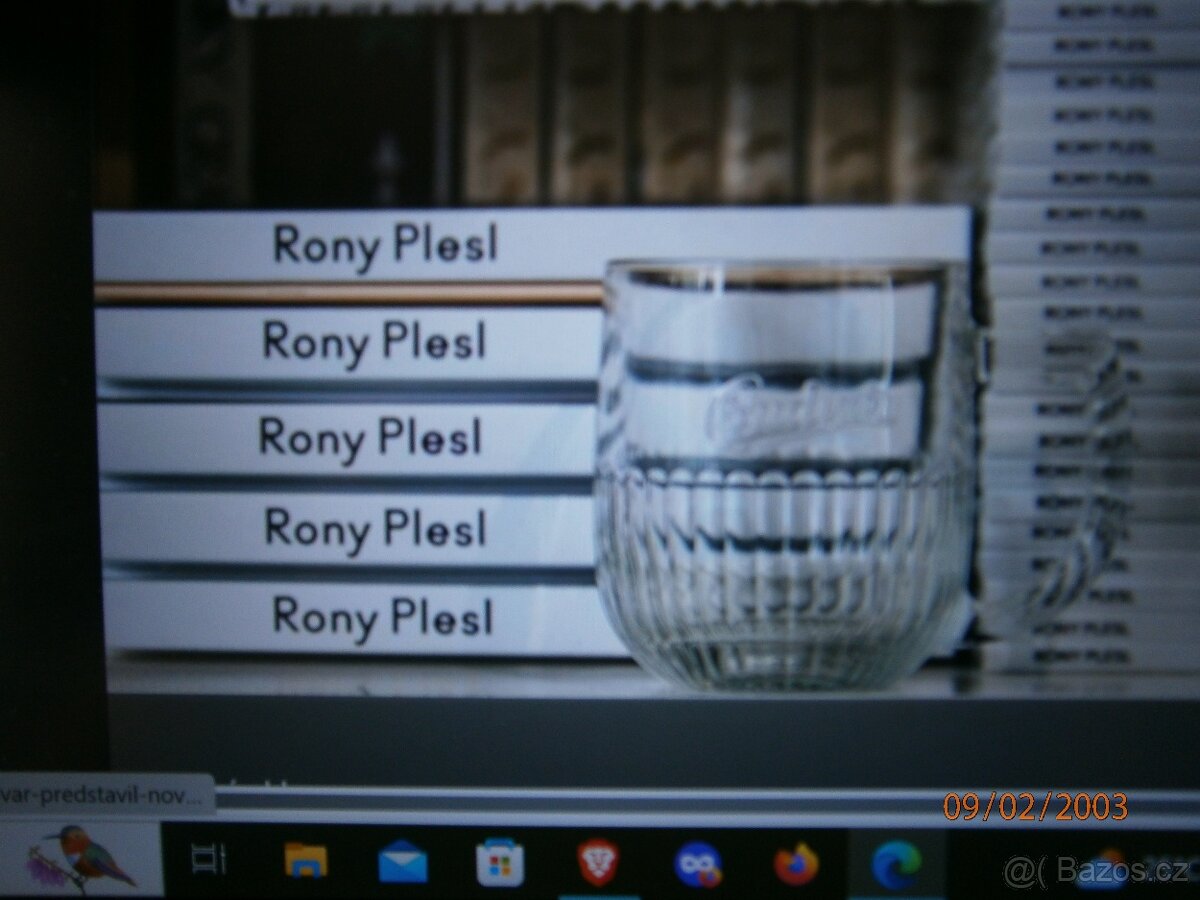 Půllitry Budvar Rony Plesl - 4