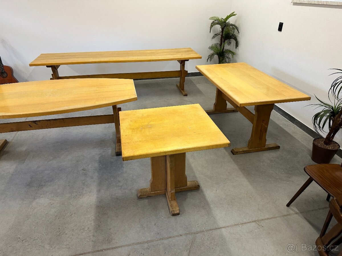 Velký oválný jídelní stůl. SELSKÝ - 4