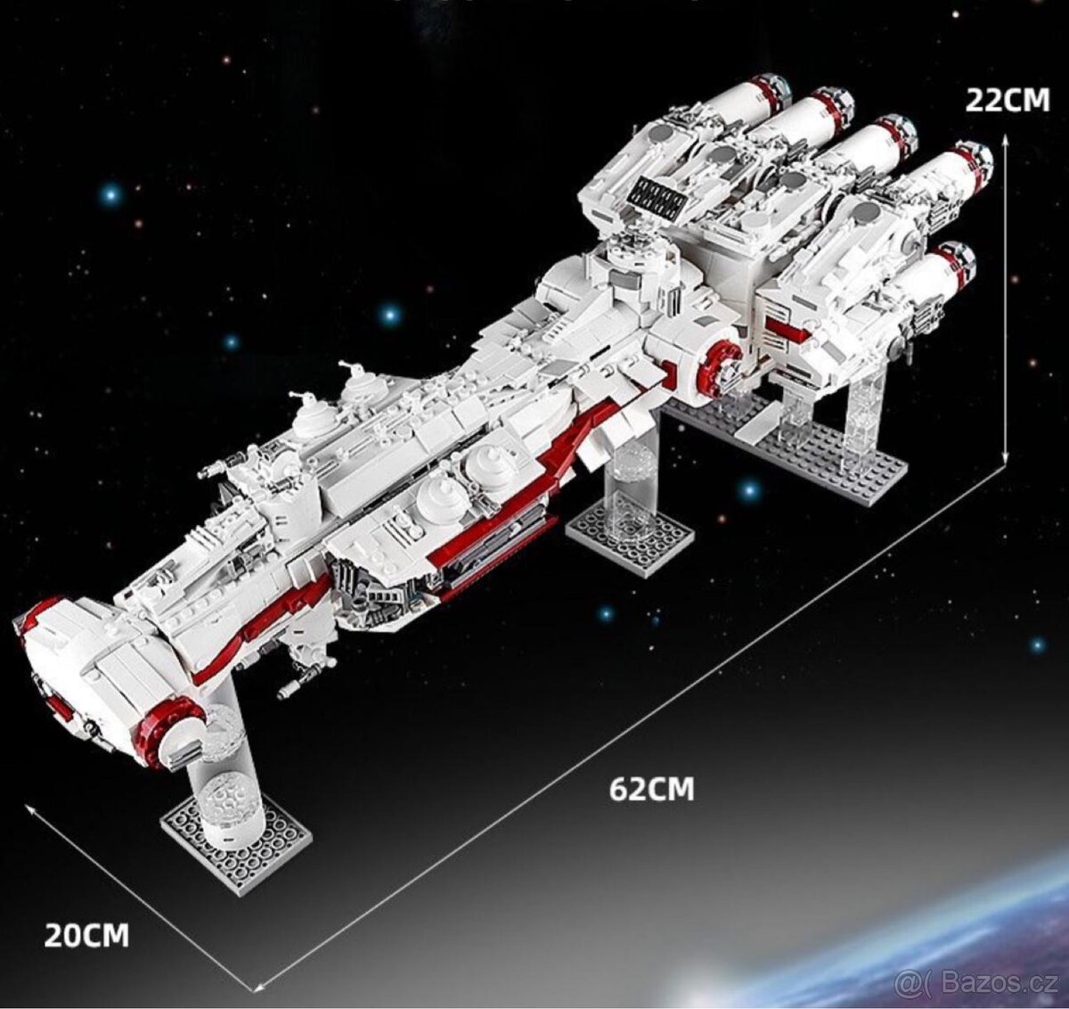 Stavebnice Mould King 2905kusu Vesmírná loď - 4