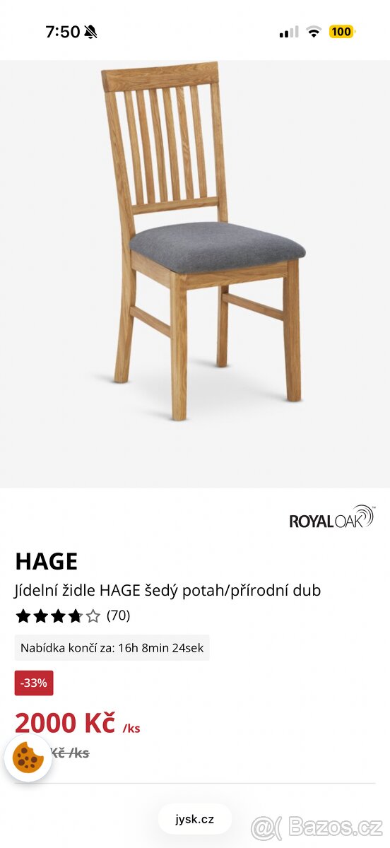 Nová židle z JYSKU, GAMMA - 4