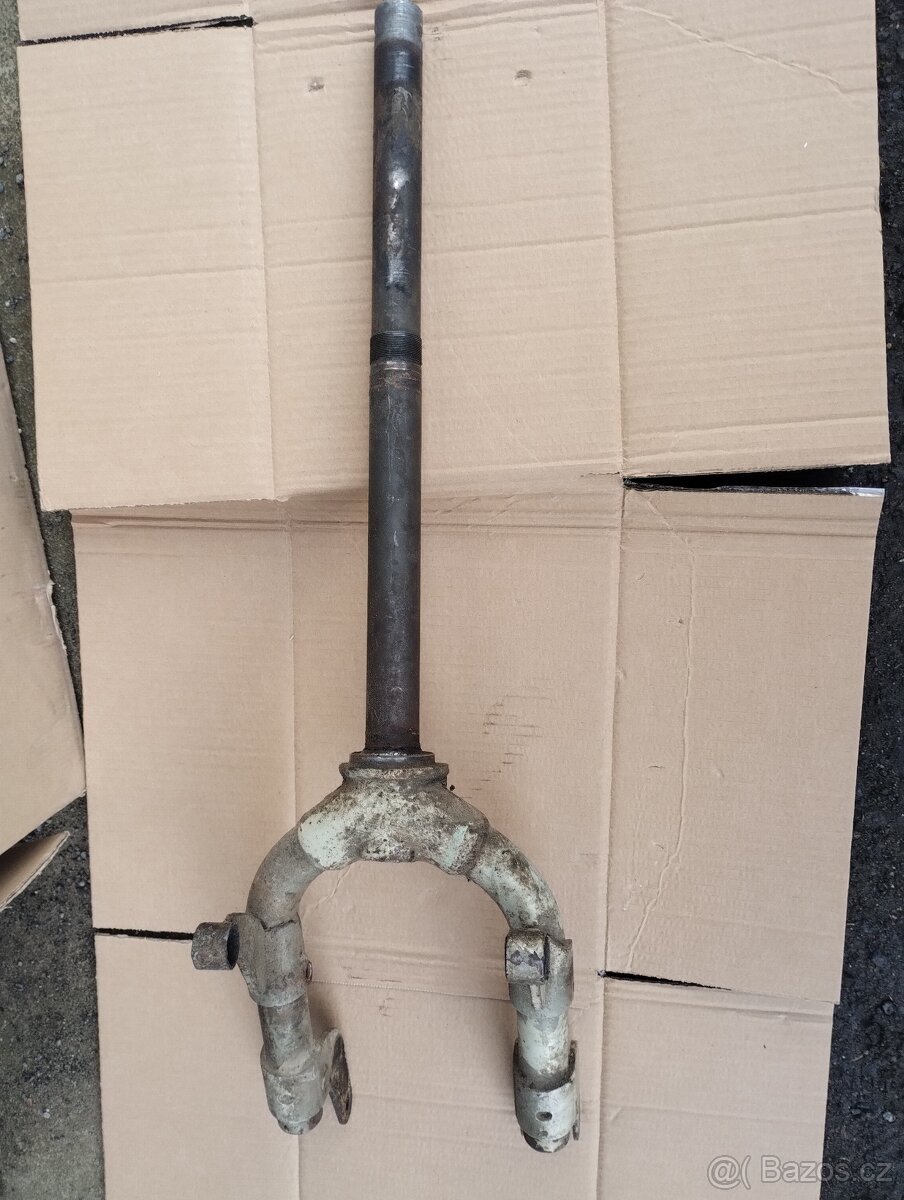 ČZ 175/501. 502 skútr , prase, přední vidlice , řízení - 4