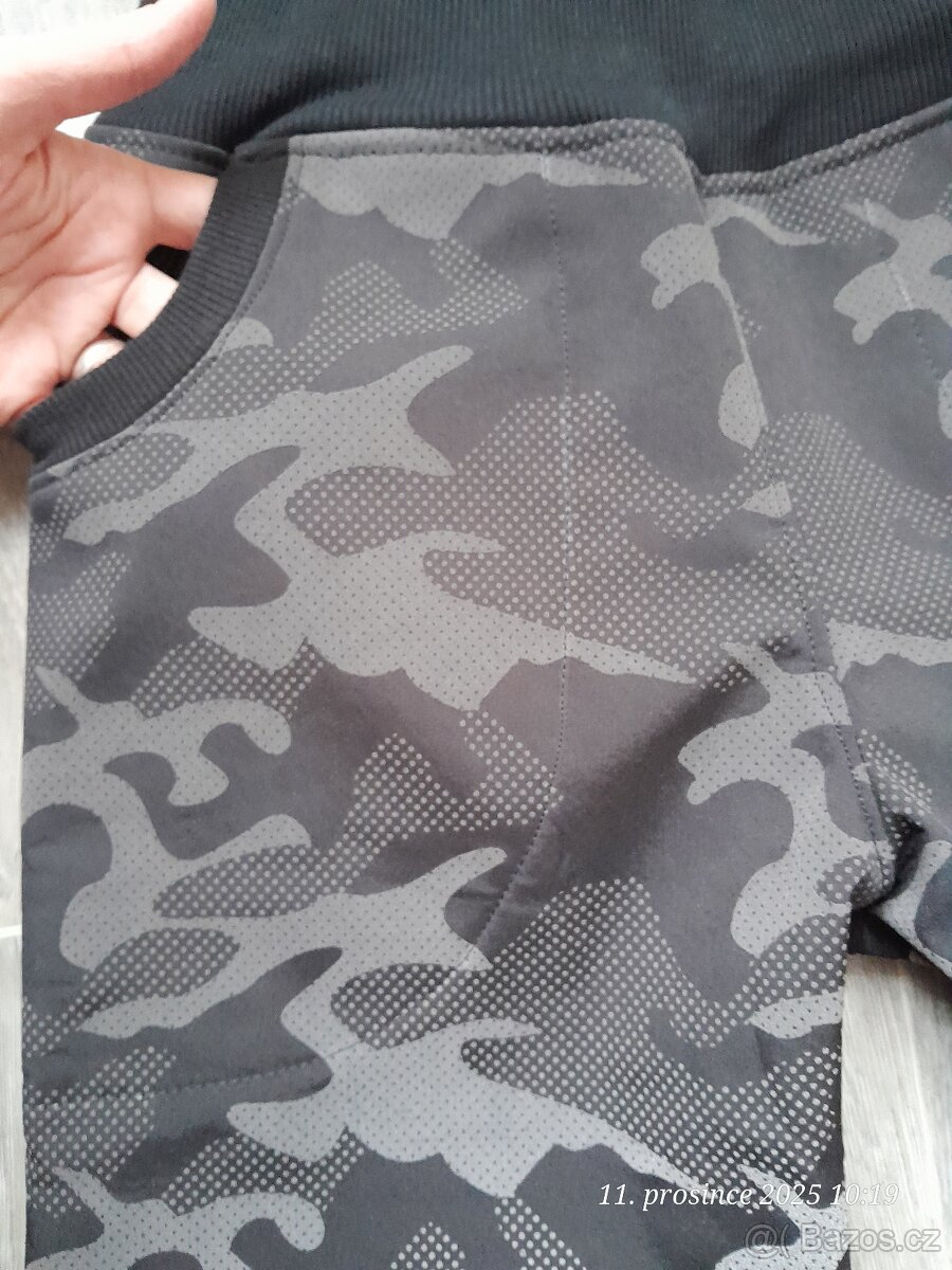 nové zimní reflexní sofshell kalhoty 140-146 - 4