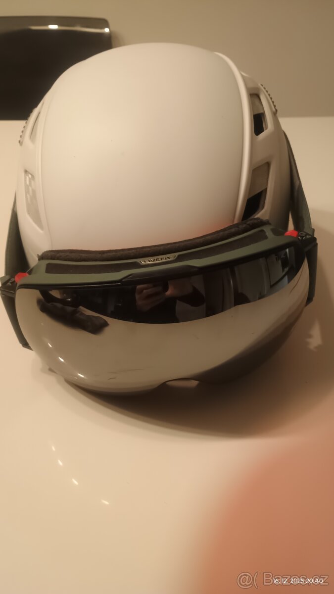 dámská lyžařská helma + brýle - 4