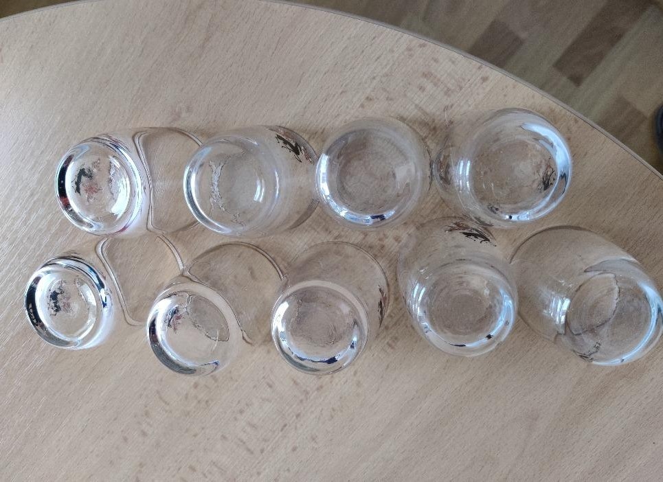 Retro malé likérové sklenky ( 100 ccm/ml) - 4