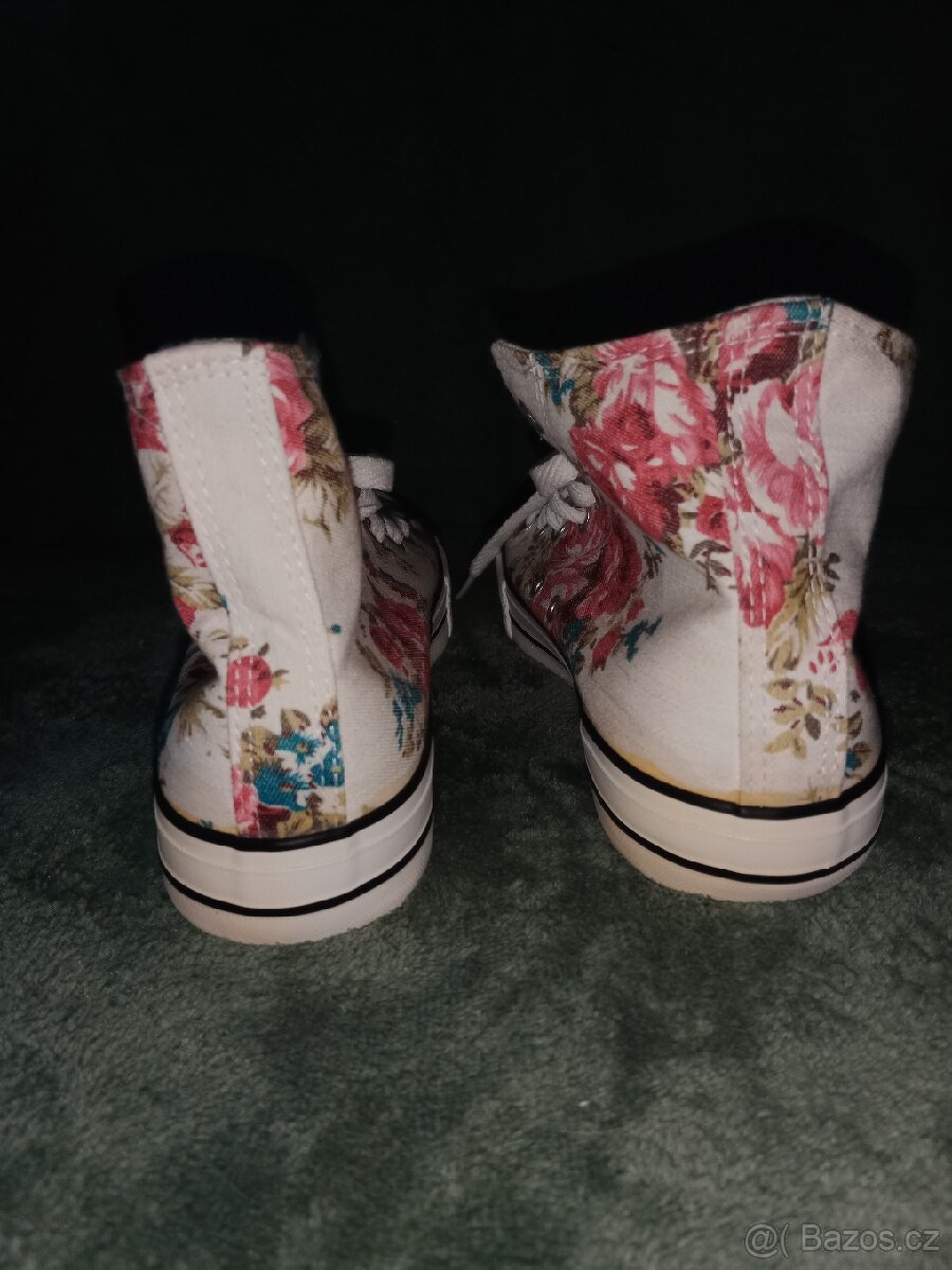 Květované tenisky, vel. 40 - 4