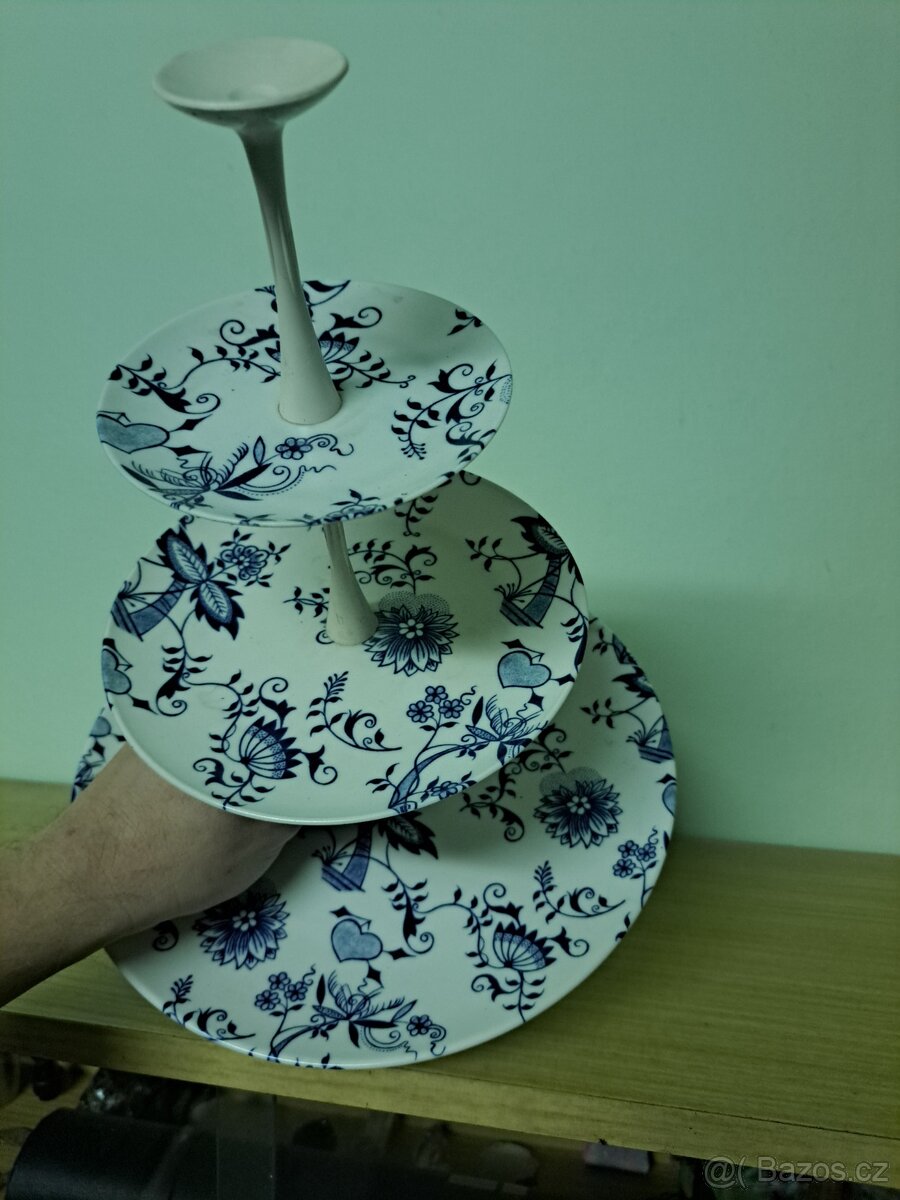 Plastový patrový tác, talíř - 4