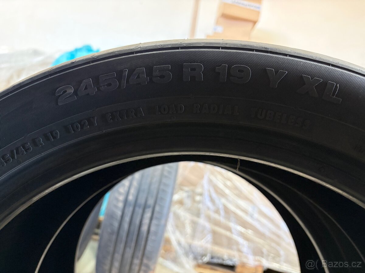Prodám Continental 245/45R19 102Y letní - 4